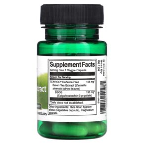 Thực phẩm bổ sung Swanson Teavigo Green Tea Extract 150 mg 30 Veggie Caps 087614141985