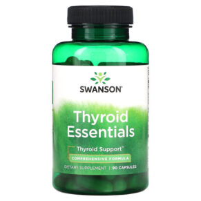 Thực phẩm chức năng Swanson Thyroid Essentials 90 Capsules 087614070384