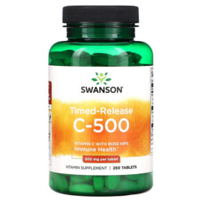 Thực phẩm chức năng Swanson Timed-Release C-500 500 mg 250 Tablets 087614010946