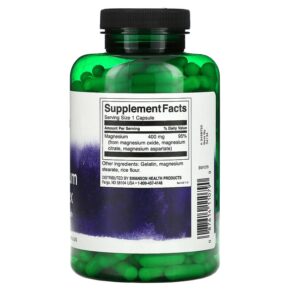 Thực phẩm bổ sung Swanson Triple Magnesium Complex 400 mg 300 Capsules 087614110790