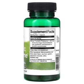 Thực phẩm bổ sung Swanson Turmeric Phytosome with Meriva 500 mg 60 Capsules 087614024936