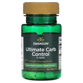 Thực phẩm chức năng Swanson Ultimate Carb Control C-120X 90 Tablets 087614023021