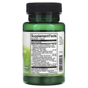 Thực phẩm bổ sung Swanson Ultimate Liver Elixir with Siliphos Milk Thistle Phytosome 30 Capsules 087614022475