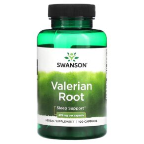 Thực phẩm chức năng Swanson Valerian Root 475 mg 100 Capsules 087614015064