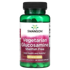 Thực phẩm chức năng Swanson Vegetarian Glucosamine 500 mg 90 Veggie Capsules 087614027999