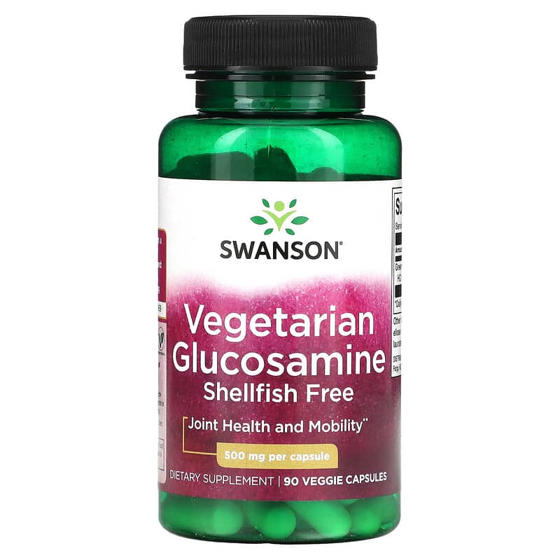 Swanson Vegetarian Glucosamine 500 mg 90 Veggie Capsules 8 Thực phẩm chức năng Swanson Vegetarian Glucosamine 500 mg 90 Veggie Capsules 087614027999