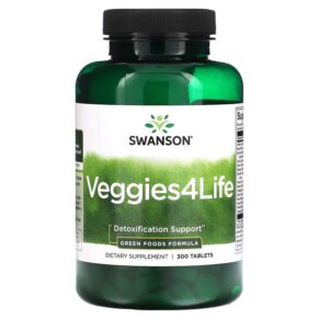 Thực phẩm chức năng Swanson Veggies4Life 300 Tablets 087614060163