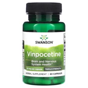 Thực phẩm chức năng Swanson Vinpocetine 30 mg 60 Capsules 087614117348