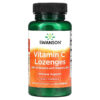 Thực phẩm chức năng Swanson Vitamin C Lozenges with Echinacea and Slippery Elm 60 Lozenges 087614115474