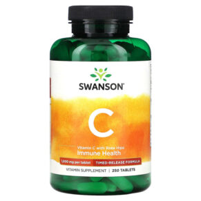 Thực phẩm chức năng Swanson Vitamin C with Rose Hips 1.000 mg 250 Tablets 087614010984