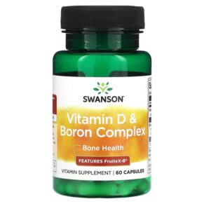 Thực phẩm chức năng Swanson Vitamin D & Boron Complex 60 Capsules 087614022123