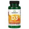 Thực phẩm chức năng Swanson Vitamin D3 1.000 IU 250 Capsules 087614110301