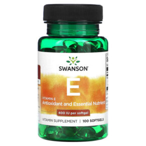 Thực phẩm chức năng Swanson Vitamin E 400 IU 100 Softgels 087614011400