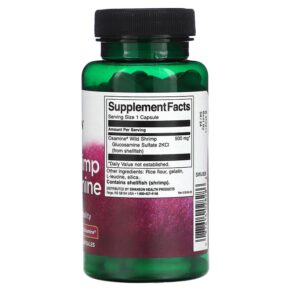 Thực phẩm bổ sung Swanson Wild Shrimp Glucosamine 500 mg 90 Capsules 087614028286