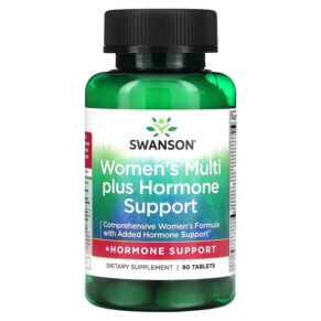 Thực phẩm chức năng Swanson Women's Multi Plus Hormone Support 90 Tablets 087614017990