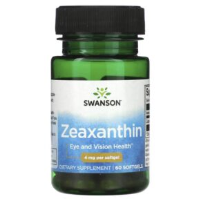 Thực phẩm chức năng Swanson Zeaxanthin 4 mg 60 Softgels 087614022543