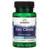 Thực phẩm chức năng Swanson Zinc Citrate 50 mg 60 Capsules 087614113746