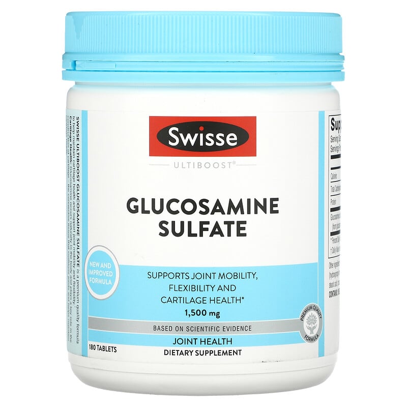 Swisse Ultiboost Glucosamine Sulfate 1.500 mg 180 Tablets 8 Thực phẩm chức năng Swisse Ultiboost Glucosamine Sulfate 1.500 mg 180 Tablets 850000148277