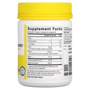 Thực phẩm bổ sung Swisse Ultiboost Vitamin C + Manuka Honey Natural Honey & Lemon 120 Chewable Tablets 850000148048