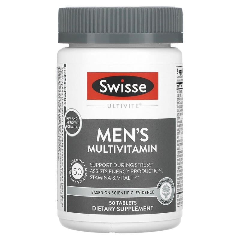 Swisse Ultivite Men's Multivitamin 50 Tablets 8 Thực phẩm chức năng Swisse Ultivite Men's Multivitamin 50 Tablets 850000148321