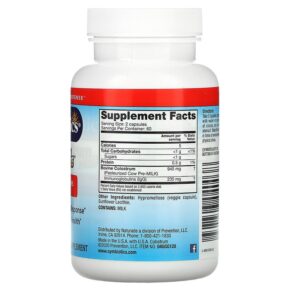 Thực phẩm bổ sung Symbiotics Colostrum Plus 120 Veg Capsules 647303040038