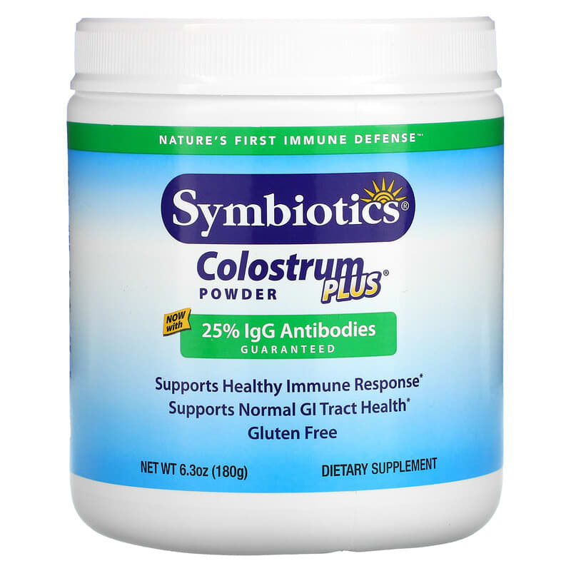 Symbiotics Colostrum Plus Powder 6.3 oz (180 g) 8 Thực phẩm chức năng Symbiotics Colostrum Plus Powder 6.3 oz (180 g) 647303040083