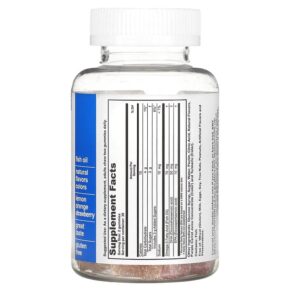 Thực phẩm bổ sung T-RQ Adult Gummy Omega-3 DHA + EPA Lemon Orange Strawberry 60 Gummies 835776001896