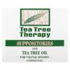 Thực phẩm chức năng Tea Tree Therapy Suppositories with Tea Tree Oil for Vaginal Hygiene 6 Suppositories 637792606068