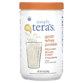 Thực phẩm chức năng Teras Whey Goat Whey Protein Plain Unsweetened 12 oz (340 g) 850628002678