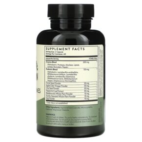 Thực phẩm bổ sung Terra Origin Digestive Enzymes 60 Capsules 857668007458