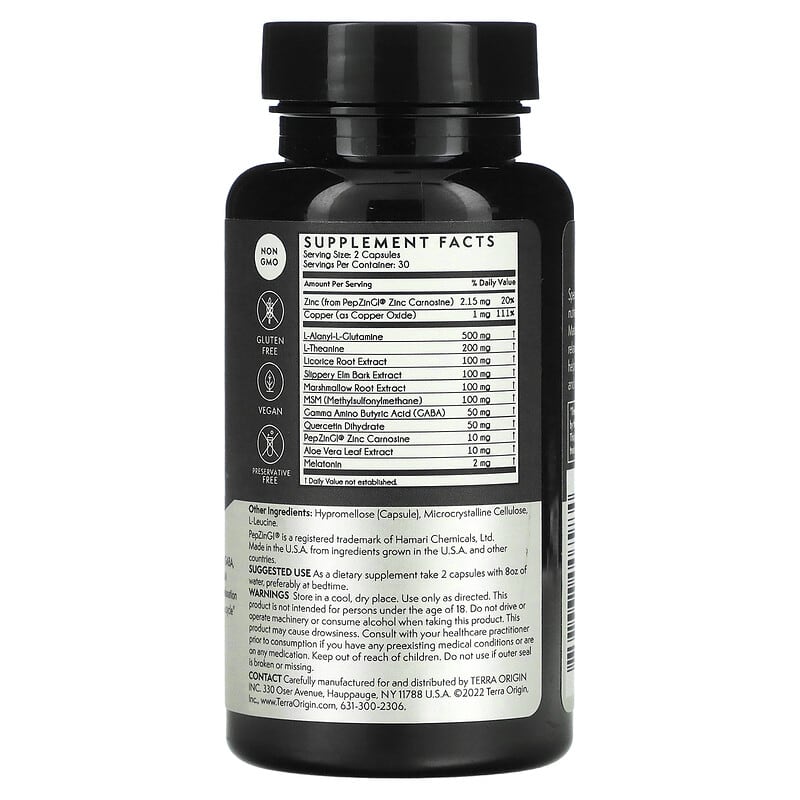 Terra Origin Healthy Gut Reset PM 60 Capsules 2 Thực phẩm bổ sung Terra Origin Healthy Gut Reset PM 60 Capsules 857668007984