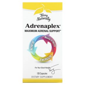 Thực phẩm chức năng Terry Naturally Adrenaplex Maximum Adrenal Support 120 Capsules 367703370022
