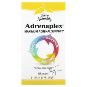Thực phẩm chức năng Terry Naturally Adrenaplex Maximum Adrenal Support 60 Capsules 367703370060