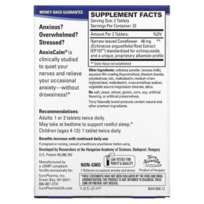 Thực phẩm bổ sung Terry Naturally AnxioCalm 45 Tablets 367703410049