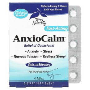 Thực phẩm chức năng Terry Naturally AnxioCalm 45 Tablets 367703410049