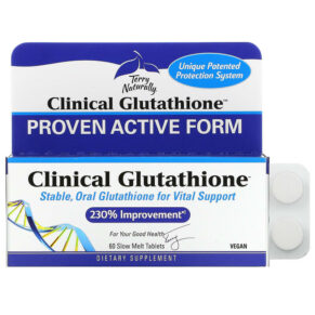 Thực phẩm chức năng Terry Naturally Clinical Glutathione 60 Slow Melt Tablets 367703237066