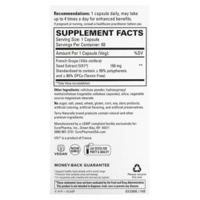 Thực phẩm bổ sung Terry Naturally Clinical OPC 150 mg 60 Capsules 367703336066