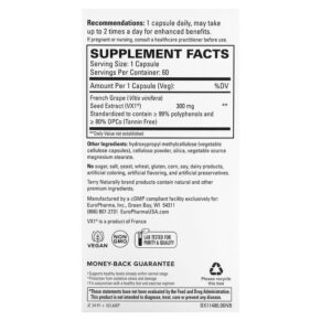 Thực phẩm bổ sung Terry Naturally Clinical OPC 300 mg 60 Capsules 367703114862