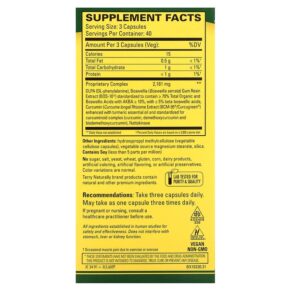 Thực phẩm bổ sung Terry Naturally Curamin Pain Relief 120 Capsules 367703102203