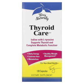Thực phẩm chức năng Terry Naturally Thyroid Care 120 Capsules 367703255022