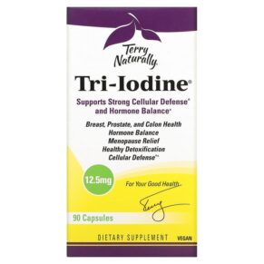 Thực phẩm chức năng Terry Naturally Tri-Iodine 12.5 mg 90 Capsules 367703182991