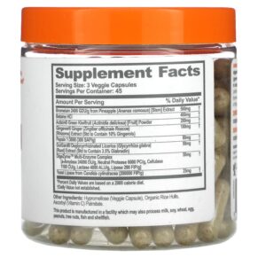 The Genius Brand Digestion Optimizer 135 Veggie Capsules 3 Thực phẩm bổ sung The Genius Brand Digestion Optimizer 135 Veggie Capsules 850098008248