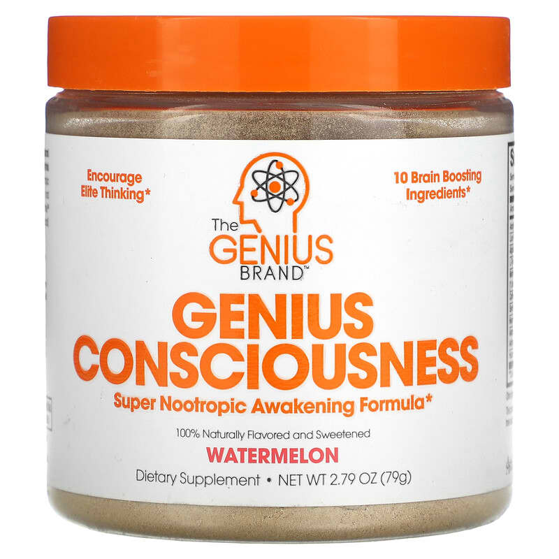 The Genius Brand Genius Consciousness Watermelon 2.79 oz (79 g) 8 Thực phẩm chức năng The Genius Brand Genius Consciousness Watermelon 2.79 oz (79 g) 850098008125