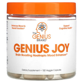 Thực phẩm chức năng The Genius Brand Genius Joy 100 Veggie Capsules 868054000380