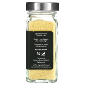 Thực phẩm bổ sung The Spice Lab Organic Granulated Garlic 2.6 oz (73 g) 846836004962