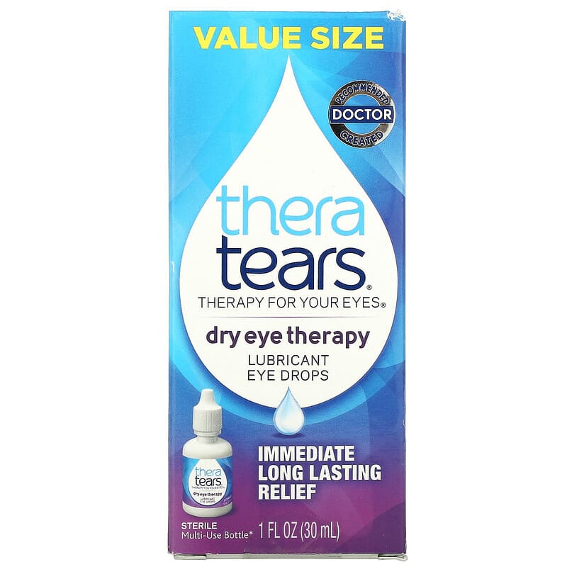 TheraTears Dry Eye Therapy Lubricant Eye Drops 1 fl oz (30 ml) 8 Thực phẩm chức năng TheraTears Dry Eye Therapy Lubricant Eye Drops 1 fl oz (30 ml) 358790001302