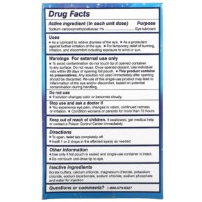 Thực phẩm bổ sung TheraTears Nighttime Dry Eye Therapy Lubricant Eye Gel 30 Single-Use Vials 358790003306