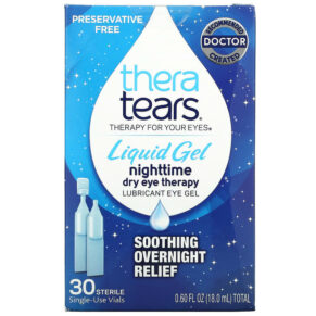 Thực phẩm chức năng TheraTears Nighttime Dry Eye Therapy Lubricant Eye Gel 30 Single-Use Vials 358790003306