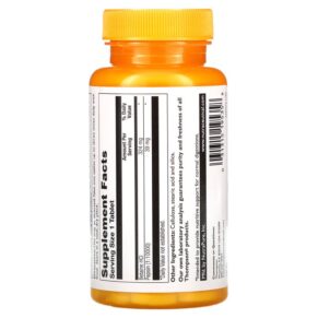 Thực phẩm bổ sung Thompson Betaine HCl 90 Tablets 031315195358