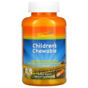 Thực phẩm chức năng Thompson Children's Chewable Yummy Punch 120 Chewables 031315191350